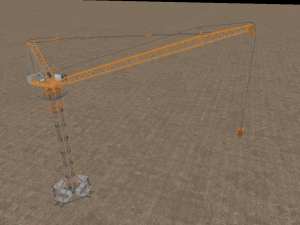 Crane with arrow 3D 模型