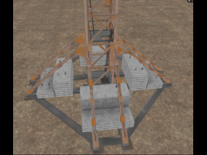 Crane with arrow 3D Модель