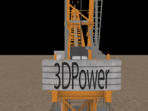 Crane with arrow 3D Модель