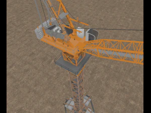 Crane with arrow 3D Model