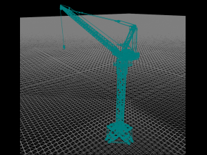 Crane with arrow 3D Модель
