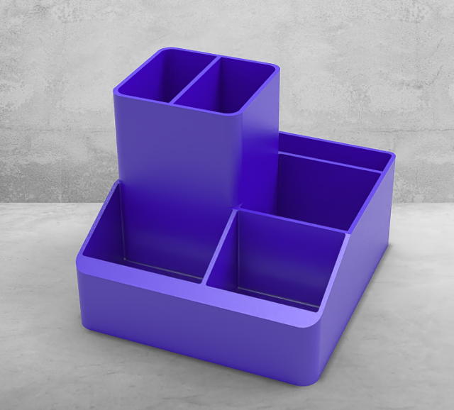 Pen Holder 3D Model .c4d .max .obj .3ds .fbx .stl .blend 