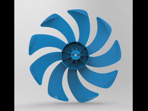 FAN BLADE 9 BLADES 3D-Modell