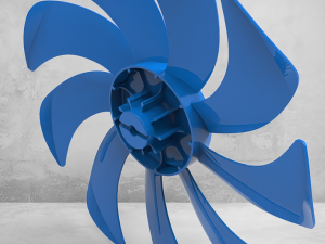 FAN BLADE 9 BLADES 3D-Modell