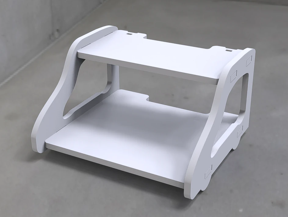 Wireless Wifi Router Storage Organizer 3D Model .c4d .max .obj .3ds .fbx .stl .blend 