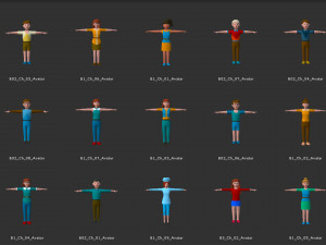 Avatar Game Animation Bible 3D Model