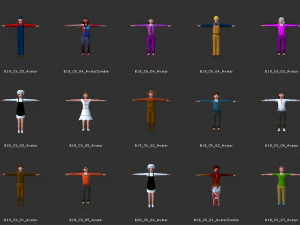 Avatar Game Animation Bible 3D Model