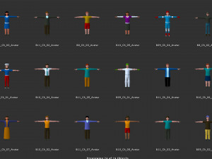 Avatar Game Animation Bible 3D Model