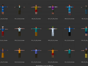Avatar Game Animation Bible 3D Model