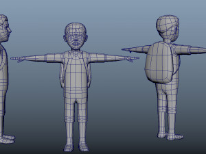 Avatar Game Animation Bible 3D Model