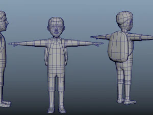 Avatar Game Animation Bible 3D Model