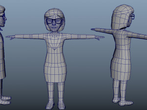 Avatar Game Animation Bible 3D Model