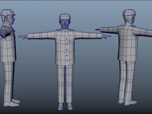 Avatar Game Animation Bible 3D Model