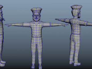 Avatar Game Animation Bible 3D Model