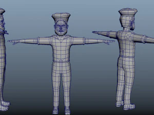 Avatar Game Animation Bible 3D Model