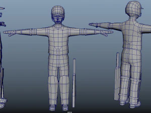 Avatar Game Animation Bible 3D Model