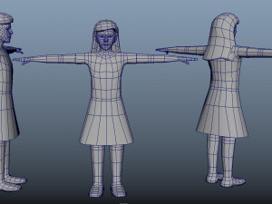 Avatar Game Animation Bible 3D Model