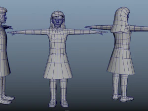 Avatar Game Animation Bible 3D Model