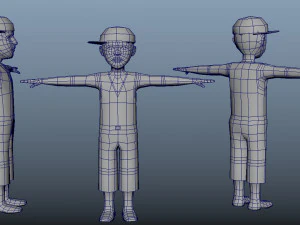 Avatar Game Animation Bible 3D Model