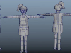 Avatar Game Animation Bible 3D Model