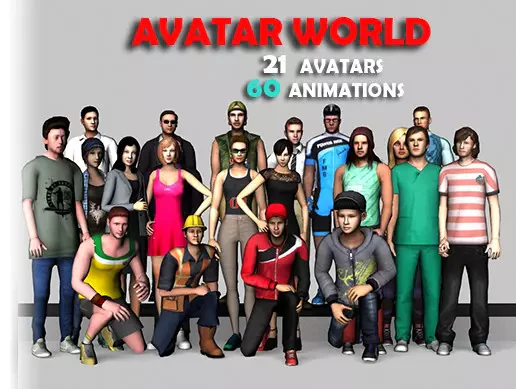 Avatar World 3D Model .c4d .max .obj .3ds .fbx .stl .blend 
