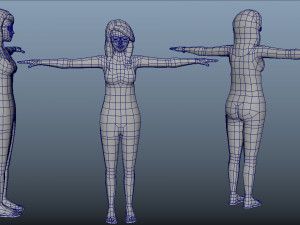Avatar Humanoid Rigs 3D Модель