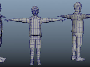 Avatar Humanoid Rigs 3D Модель