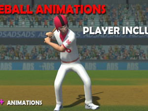Base Ball Animations 3D Model