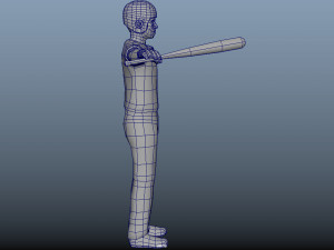 Base Ball Animations 3D Model