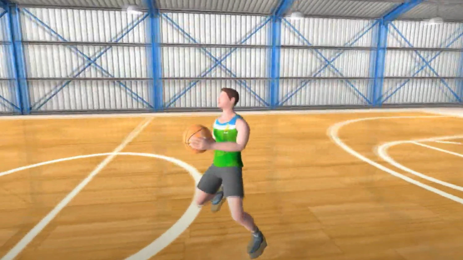 Basket Ball Animations Humanoid 3D Model .c4d .max .obj .3ds .fbx .stl .blend