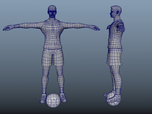 Basket Ball Animations Humanoid Model 3D