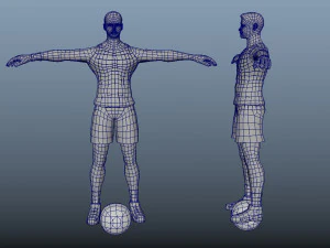 Basket Ball Animations Humanoid 3D Model