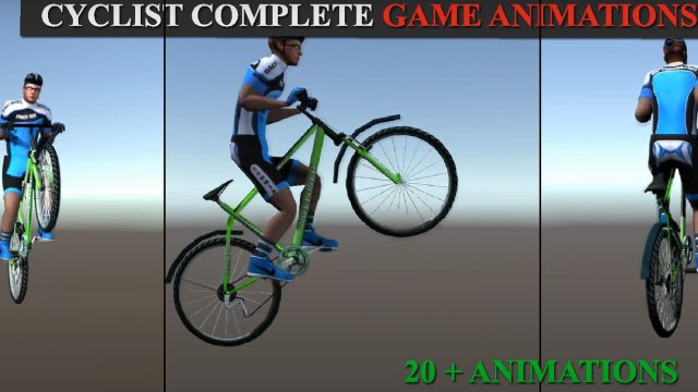 Bicycle Animations 3Dモデル .c4d .max .obj .3ds .fbx .stl .blend