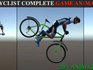 Bicycle Animations 3D Model