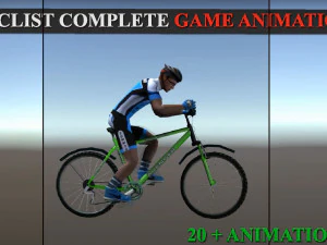 Bicycle Animations 3D Model