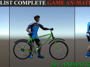 Bicycle Animations 3Dモデル