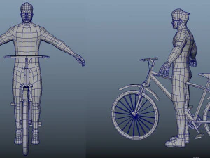 Bicycle Animations 3D Model