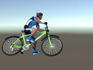 Bicycle Animations 3D Model