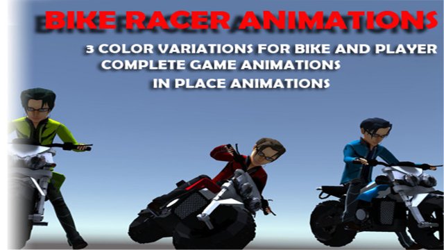 Bike Animations Modelo 3D .c4d .max .obj .3ds .fbx .stl .blend 