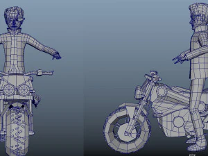 Bike Animations 3D Model