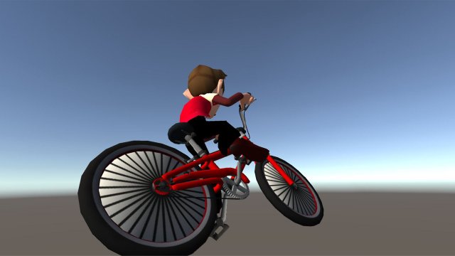 Bike Animation Cartoon 3D मॉडल .c4d .max .obj .3ds .fbx .stl .blend 