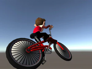 Bike Animation Cartoon 3D Model