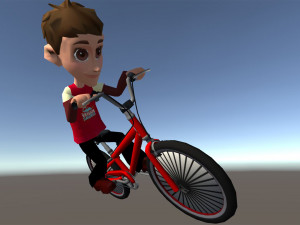 Bike Animation Cartoon 3D मॉडल