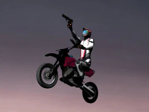 Bike Fight Animations 3D Model