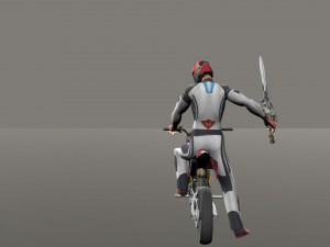 Bike Fight Animations Modelo 3D