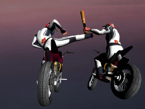 Bike Fight Animations 3D Model