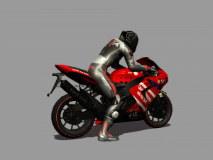 Bike Fight Animations HD 3D 模型