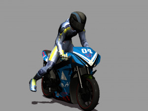 Bike Fight Animations HD 3D 模型