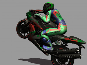 Bike Fight Animations HD 3D 模型