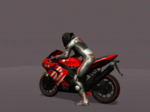 Bike Fight Animations HD 3D Model